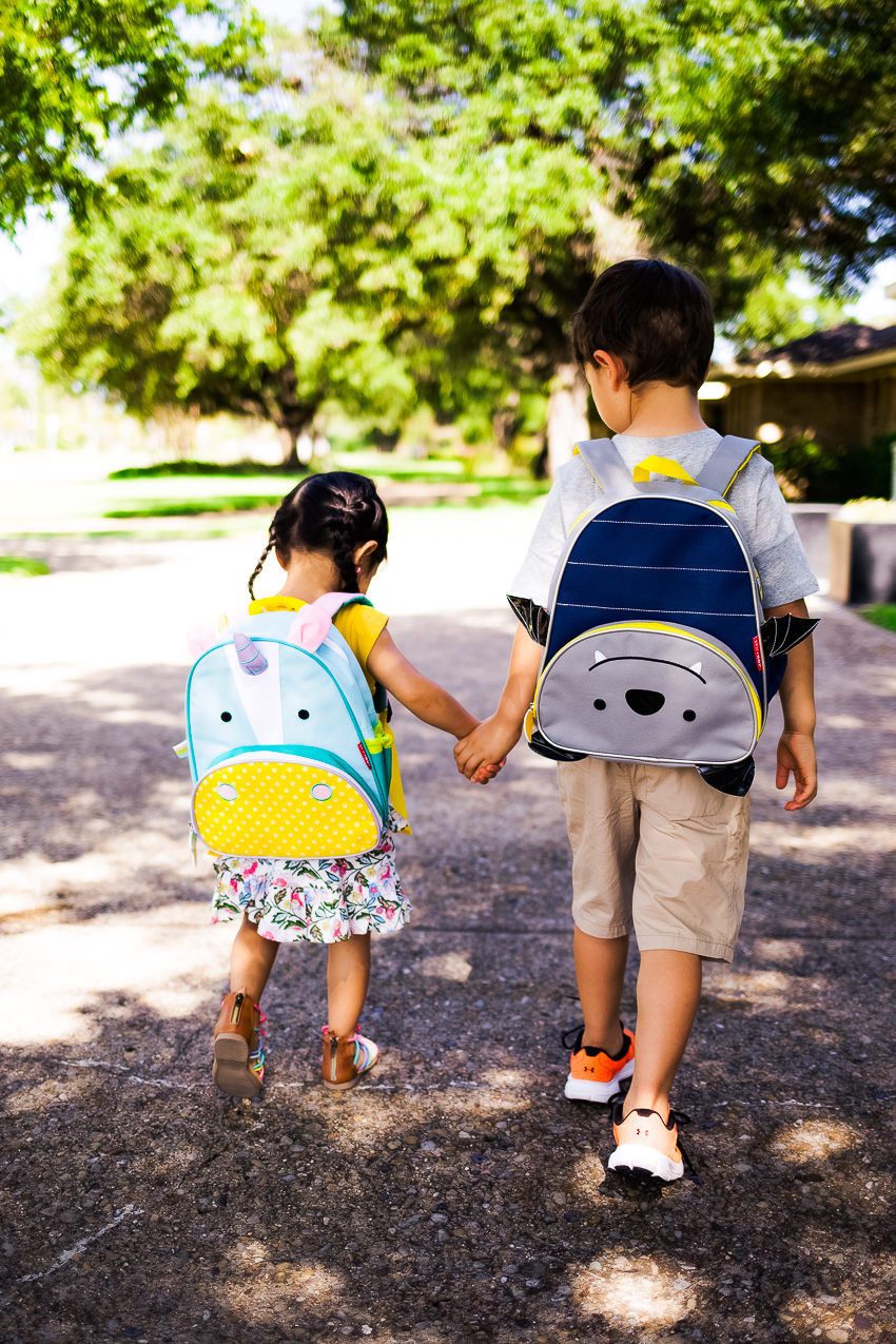 skip hop backpacks - Favorite Rituals For The First Day Back To School featured by popular Dallas life and style blogger Cute & Little 