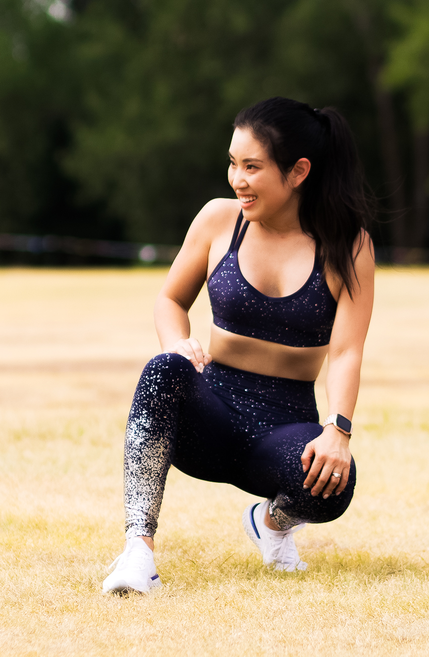 beyond yoga alloy speckled bra, beyond yoga alloy ombre legging, nike epic react flyknit - I Tried An Intermittent Fasting Diet For A Month featured by popular Dallas life and style blogger Cute & Little