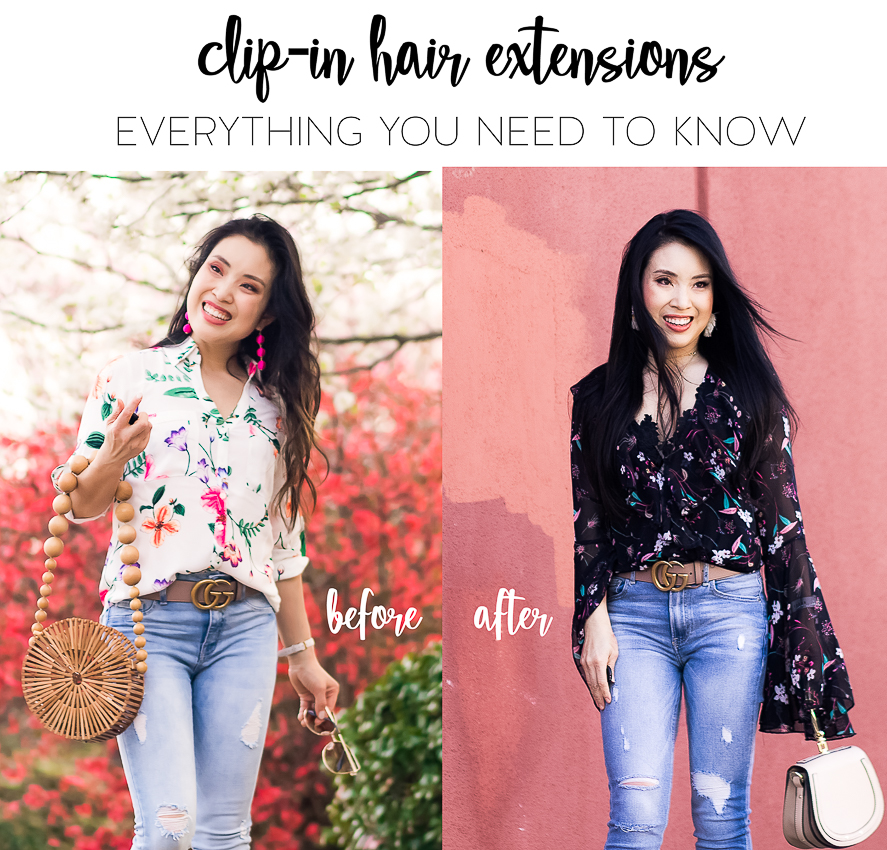 cute & little | dallas petite fashion blog | clip-in hair extensions irresistible me review - Everything You Need To Know About Clip-In Hair Extensions featured by popular Dallas beauty blogger Cute & Little