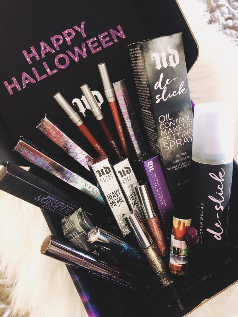 Lipstick | Eye Liner | Happy Halloween | Weekly Giveaway: Urban Decay Halloween Makeup featured by top Dallas beauty blog Cute & Little