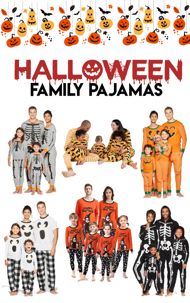 skeleton family halloween pajamas | tempurpedic proadapt review | Matching Halloween Pajamas for the Family featured by top Dallas petite fashion blog Cute & Little