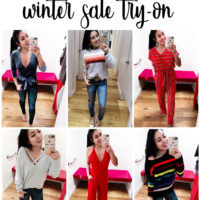 Express Winter Sale Try-On