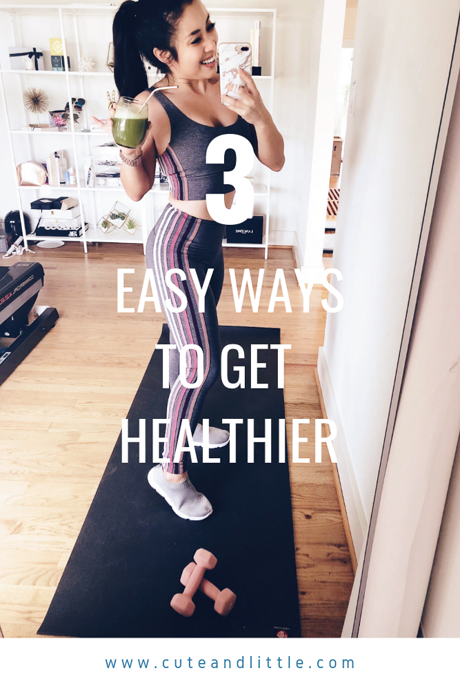 3 Easy Lifestyle Changes to be Healthier I'm Incorporating, featured by top US life and style blogger, Cute & Little