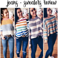 American Eagle Sweaters and Jeans Try-On