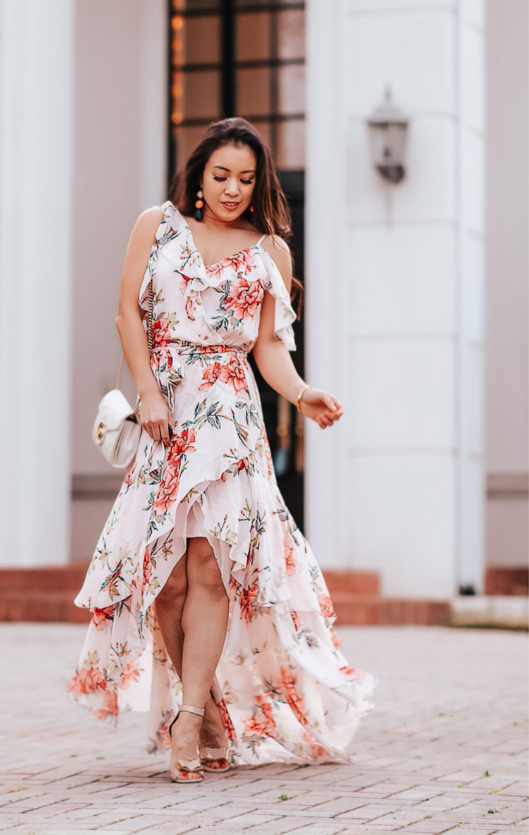 T.J.Maxx Runway featured by top US petite fashion blog Cute & Little; Image of a woman wearing JOIE Cristeta Silk Dress