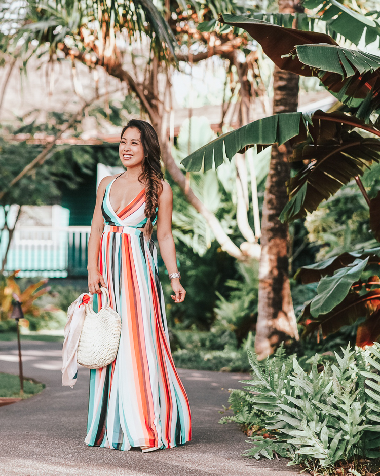 A Tropical Maxi Dress For Your Next Beach Vacation