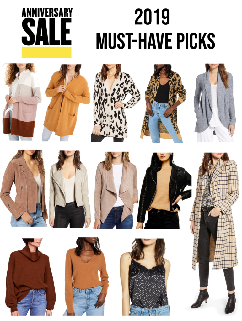 cute & little | dallas popular petite fashion blog | nordstrom anniversary sale 2019 top must-have picks | Nordstrom Anniversary Sale 2019: Must-Have Picks collage image of must have clothing items for the 2019 Nordstrom Anniversary Sale.
