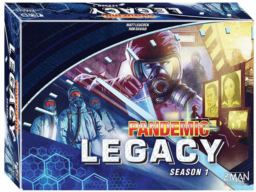 cute & little | men's gift guide nerd | pandemic legacy board game | Gift Ideas for Nerds by popular Dallas life and style blog, Cute and Little: image of Pandemic Legacy season 1.