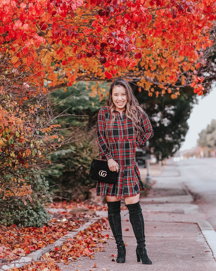How to Style Plaid For the Holidays | petite fashion | Cute and Little