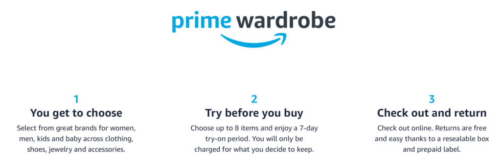 amazon prime wardrobe review | Amazon Prime Wardrobe Review by popular Dallas petite fashion blog, Cute and Little: screenshot image of Amazon Prime Wardrobe guidelines. 