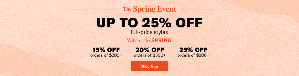 shopbop spring sale 2020