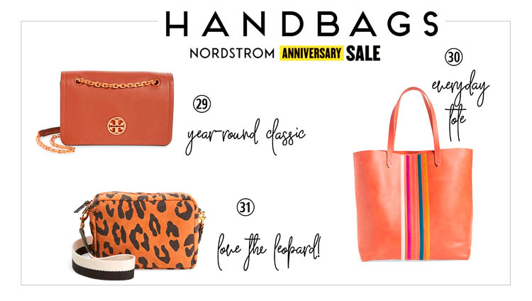 cute & little | dallas petite fashion blog | nordstrom anniversary sale 2020 | handbags accessories | Nordstrom Anniversary Sale by popular Dallas life and style blog, Cute and Little: collage image of a Nordstrom Carson Convertible Leather Crossbody Bag TORY BURCH, Nordstrom The Transport Stripe Embroidered Tote MADEWELL, and Nordstrom Midi Suede Crossbody Bag CLARE V. 
