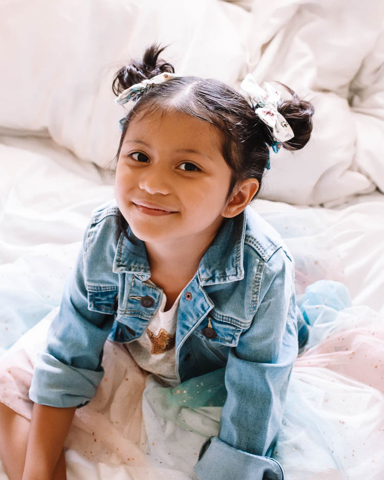 Messy Pigtail Buns: An Easy Toddler Girl Hairstyle For School