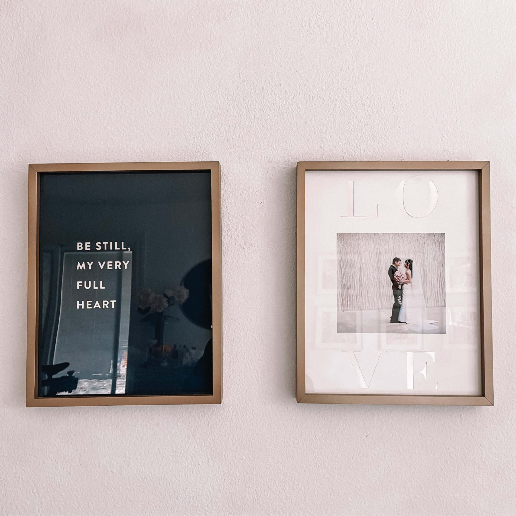 cute & little | dallas petite fashion blog | minted custom art photo love valentines day | master bedroom decor midcentury modern |Create a Home by popular Dallas life and style blog, Cute and Little: image of a Minted custom foil print quote and Minted love letters foil print.  