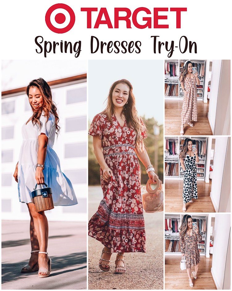 cute & little | dallas petite fashion blog | target 2021 spring dresses try-on review