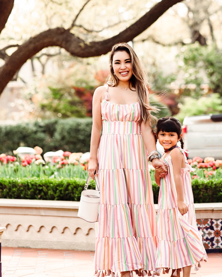 cute & little | dallas mom petite fashion blog | chicwish matching mom daughter dresses mothers day easter beach vacation photoshoot outfit