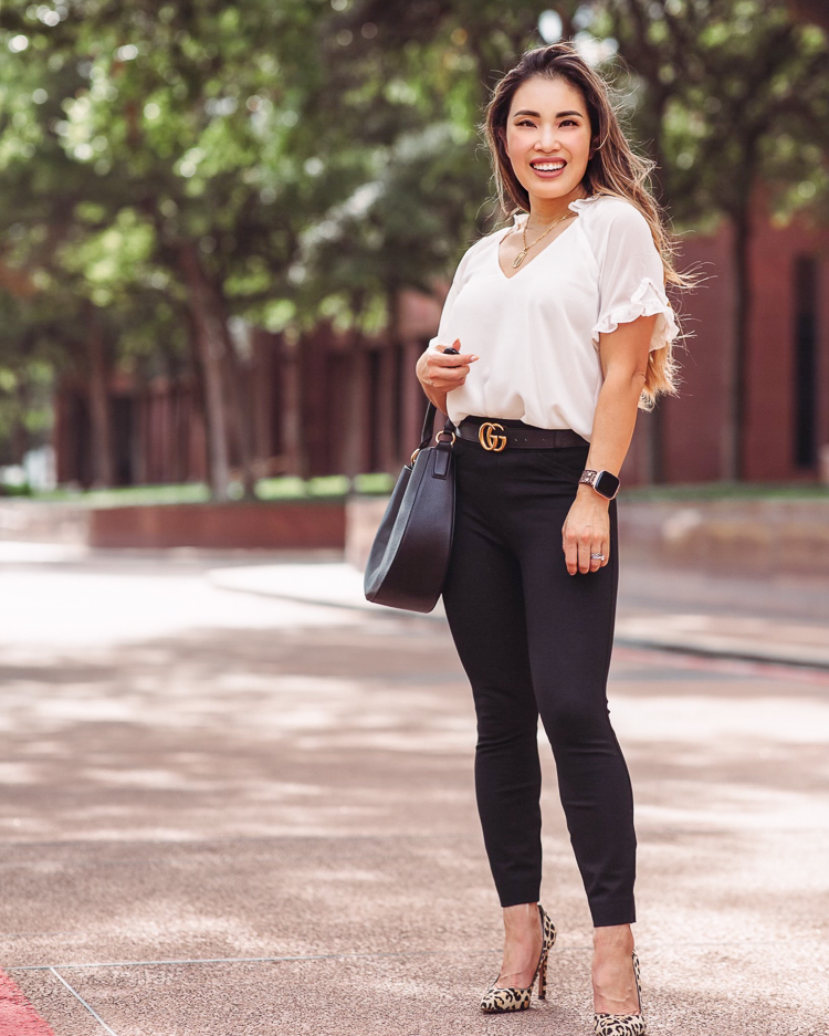 Spanx Is Helping Me Bring Back The Work Pant (and it's on Nordstrom Anniversary | cute & little | Dallas Petite Fashion Blogger