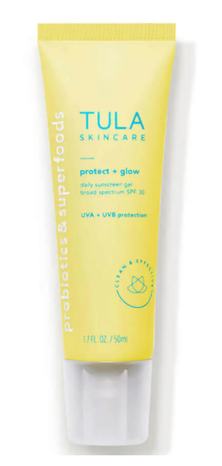 Dermstore Anniversary Sale by popular Dallas beauty blog, Cute and Little: image of Tula protect and glow sunscreen. 